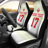 Custom Sardinia Football Car Seat Cover Sardigna Sporty Style