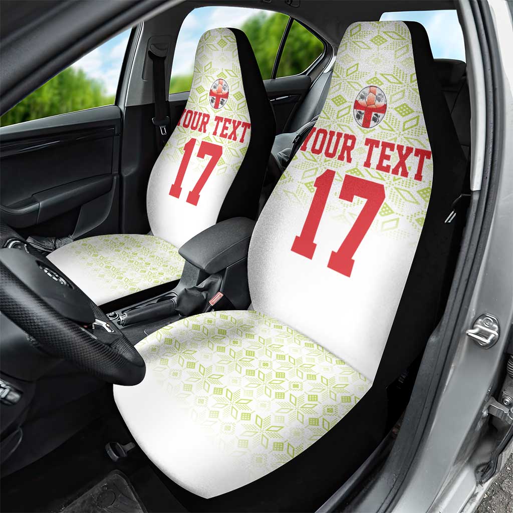Custom Sardinia Football Car Seat Cover Sardigna Sporty Style