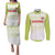 Custom Sardinia Football Couples Matching Puletasi and Long Sleeve Button Shirt Sardigna Sporty Style