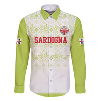 Custom Sardinia Football Family Matching Long Sleeve Bodycon Dress and Hawaiian Shirt Sardigna Sporty Style
