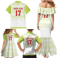 Custom Sardinia Football Family Matching Mermaid Dress and Hawaiian Shirt Sardigna Sporty Style