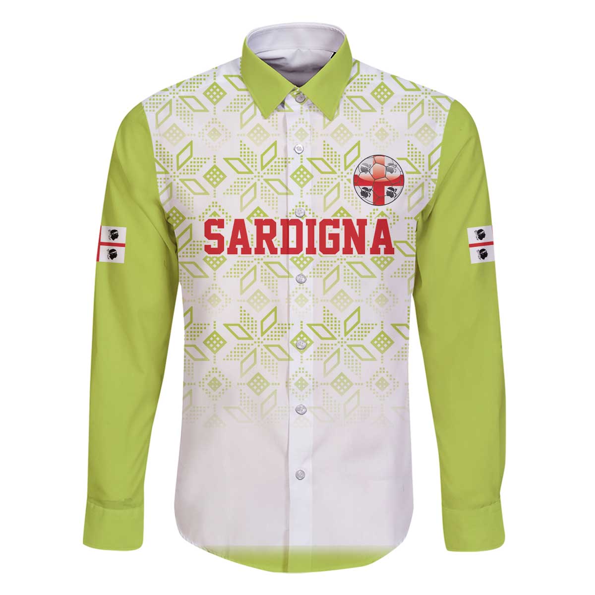 Custom Sardinia Football Family Matching Off The Shoulder Long Sleeve Dress and Hawaiian Shirt Sardigna Sporty Style