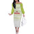 Custom Sardinia Football Family Matching Off The Shoulder Long Sleeve Dress and Hawaiian Shirt Sardigna Sporty Style