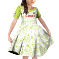 Custom Sardinia Football Family Matching Off Shoulder Short Dress and Hawaiian Shirt Sardigna Sporty Style