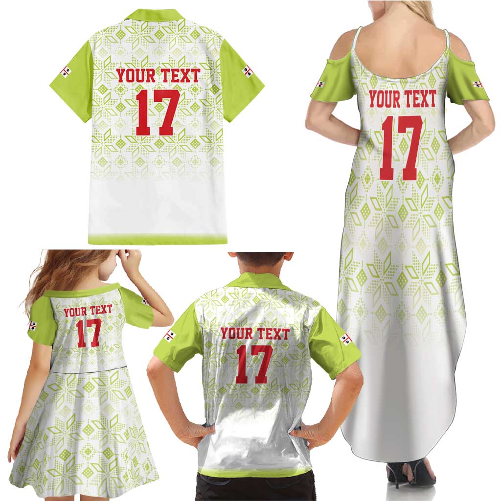 Custom Sardinia Football Family Matching Summer Maxi Dress and Hawaiian Shirt Sardigna Sporty Style