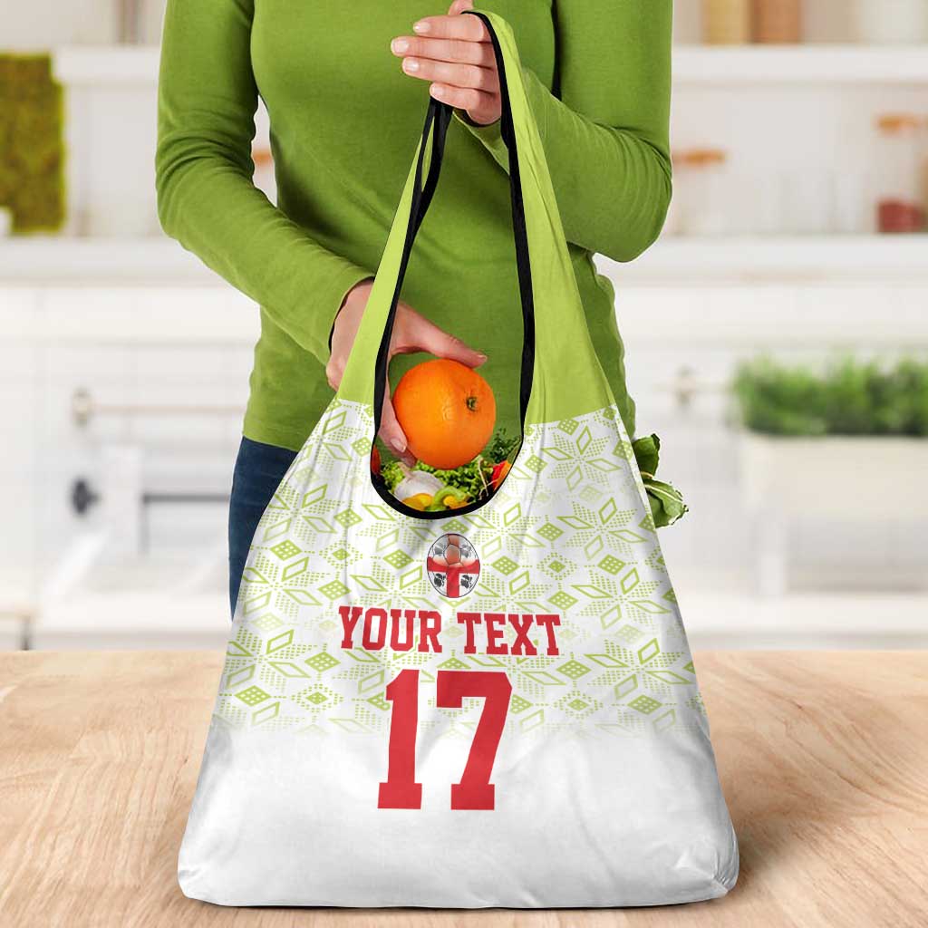 Custom Sardinia Football Grocery Bag Sardigna Sporty Style