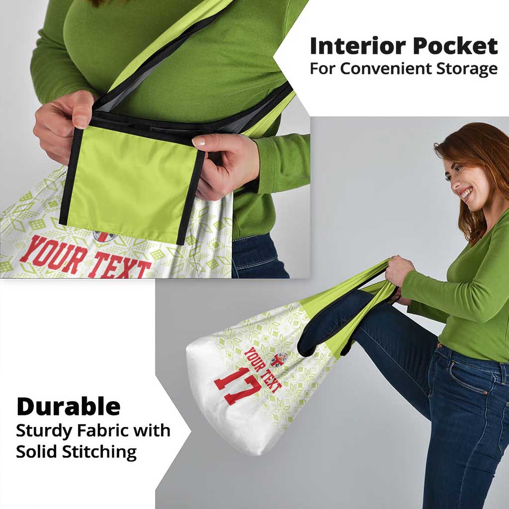 Custom Sardinia Football Grocery Bag Sardigna Sporty Style