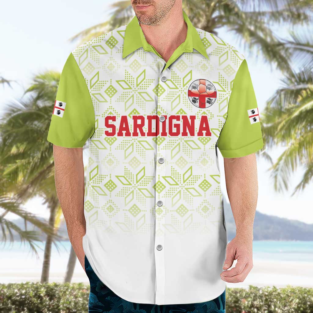 Custom Sardinia Football Hawaiian Shirt Sardigna Sporty Style