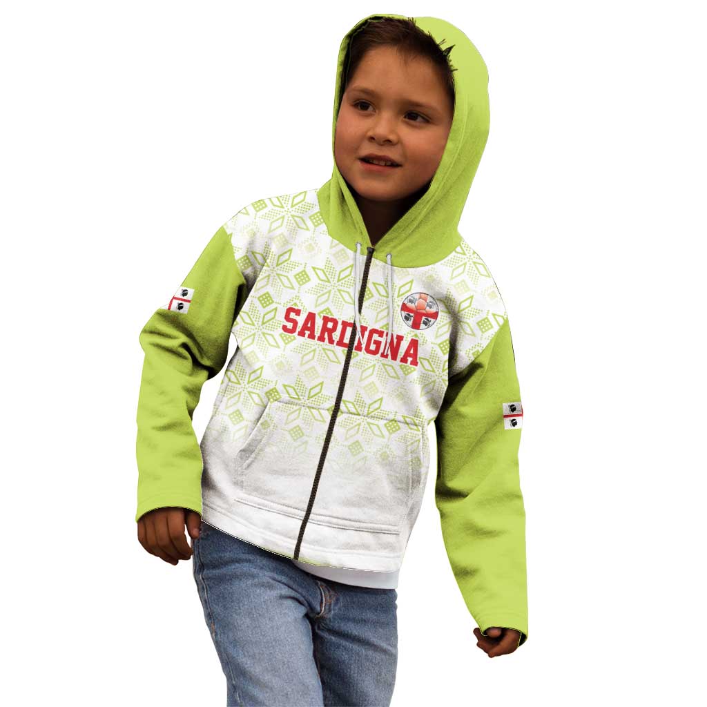 Custom Sardinia Football Kid Hoodie Sardigna Sporty Style