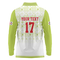 Custom Sardinia Football Long Sleeve Polo Shirt Sardigna Sporty Style