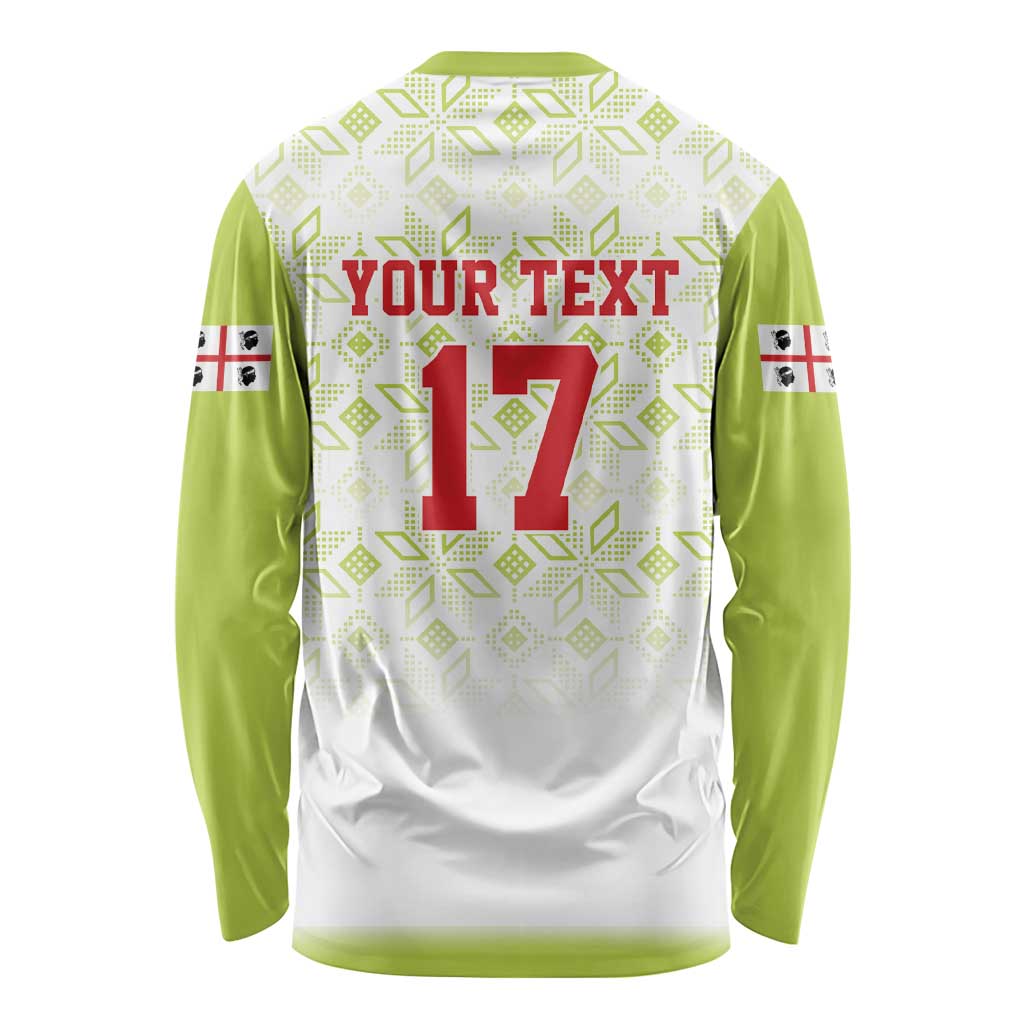 Custom Sardinia Football Long Sleeve Shirt Sardigna Sporty Style