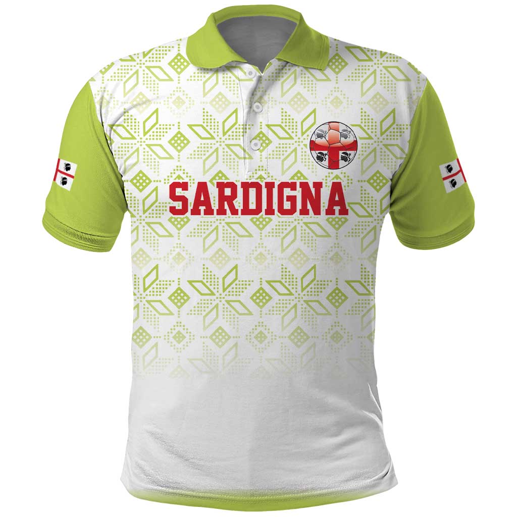 Custom Sardinia Football Polo Shirt Sardigna Sporty Style
