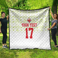 Custom Sardinia Football Quilt Sardigna Sporty Style