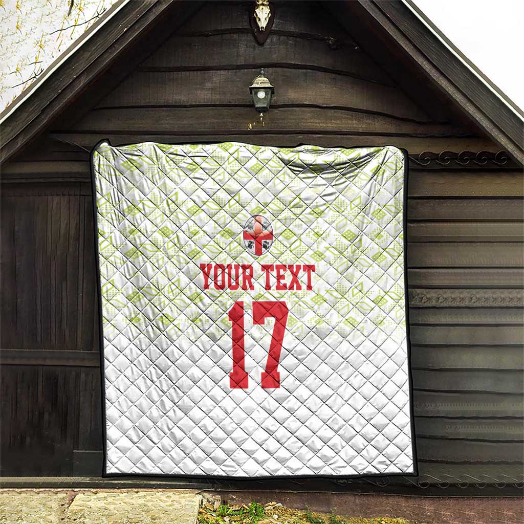 Custom Sardinia Football Quilt Sardigna Sporty Style