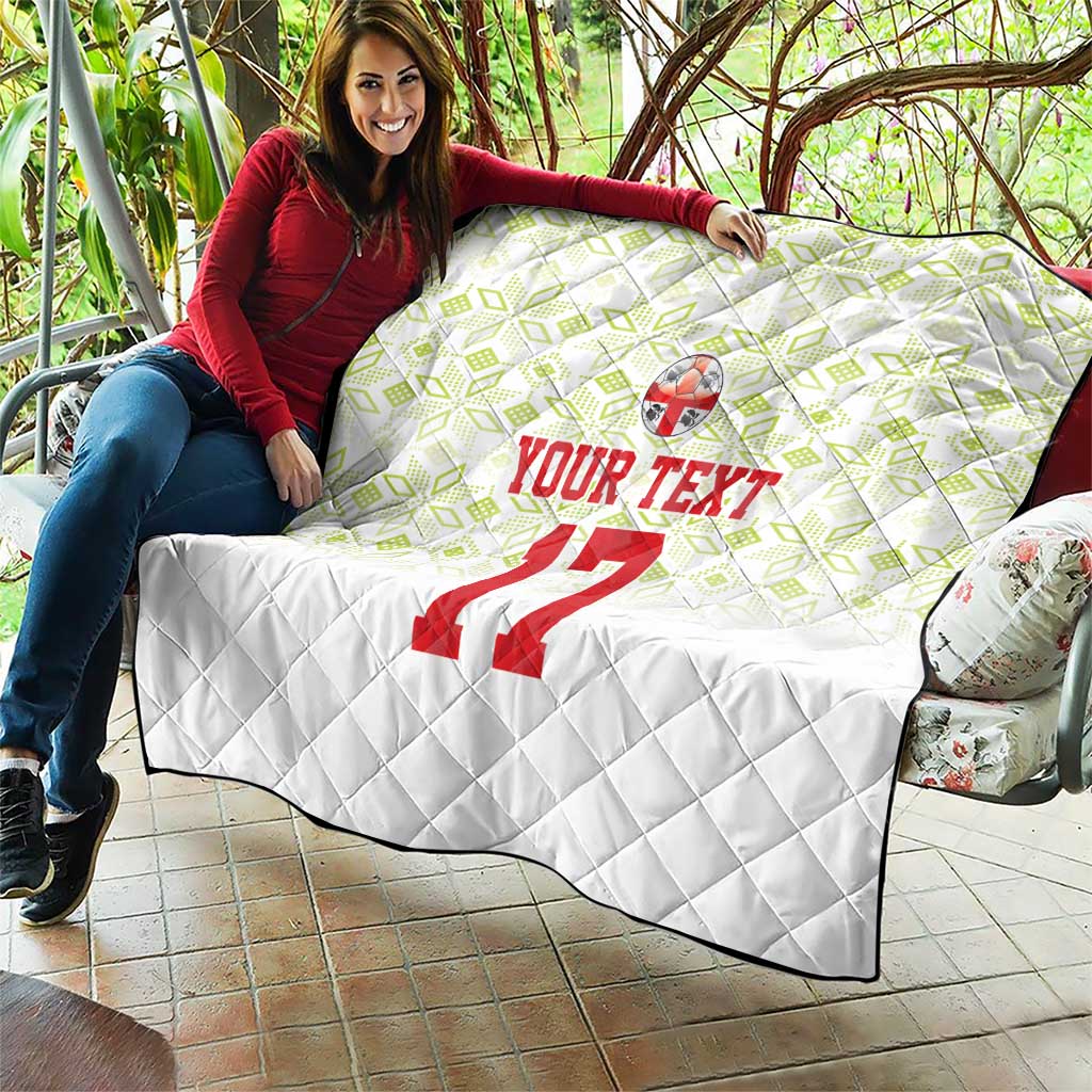 Custom Sardinia Football Quilt Sardigna Sporty Style