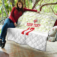 Custom Sardinia Football Quilt Sardigna Sporty Style