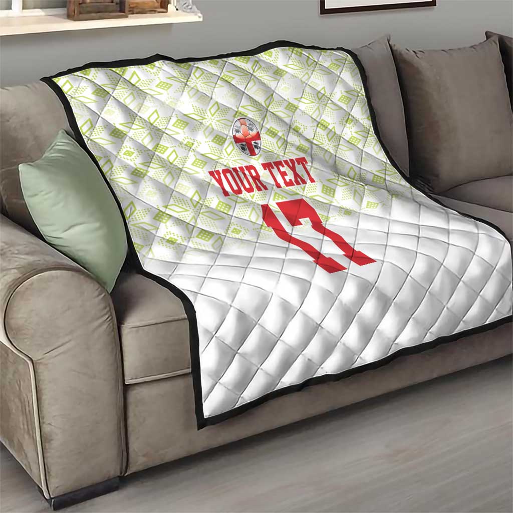 Custom Sardinia Football Quilt Sardigna Sporty Style