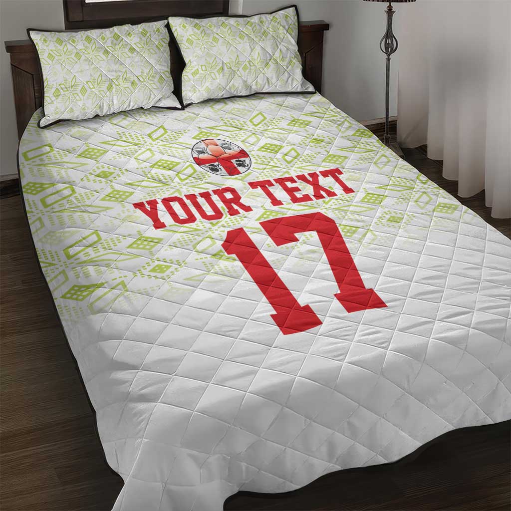 Custom Sardinia Football Quilt Bed Set Sardigna Sporty Style