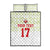 Custom Sardinia Football Quilt Bed Set Sardigna Sporty Style