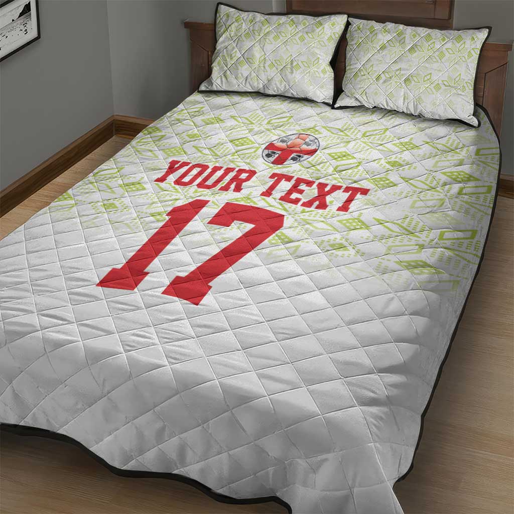Custom Sardinia Football Quilt Bed Set Sardigna Sporty Style