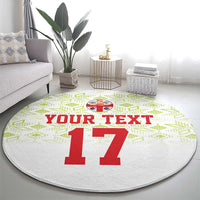 Custom Sardinia Football Round Carpet Sardigna Sporty Style