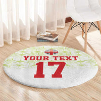 Custom Sardinia Football Round Carpet Sardigna Sporty Style