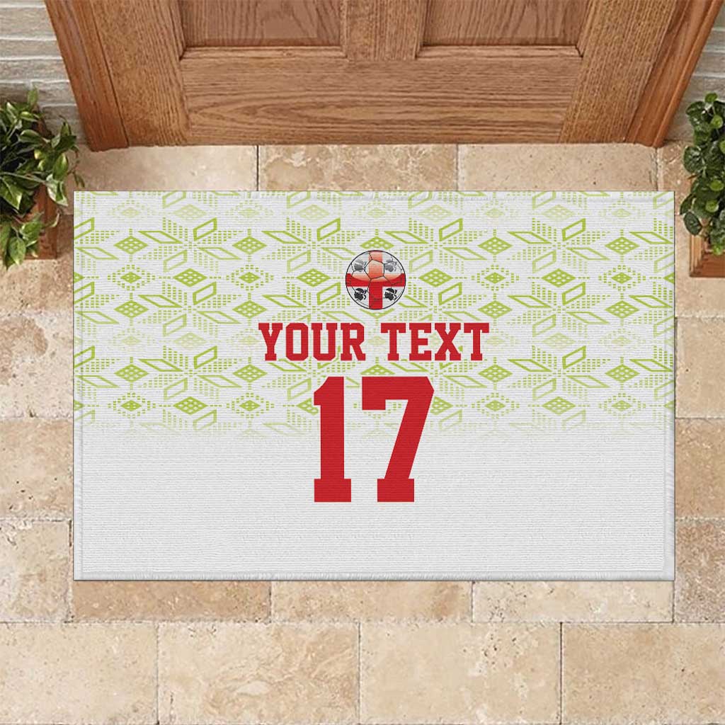 Custom Sardinia Football Rubber Doormat Sardigna Sporty Style