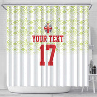 Custom Sardinia Football Shower Curtain Sardigna Sporty Style