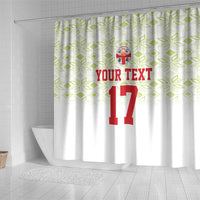 Custom Sardinia Football Shower Curtain Sardigna Sporty Style