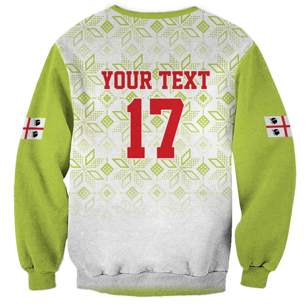 Custom Sardinia Football Sweatshirt Sardigna Sporty Style