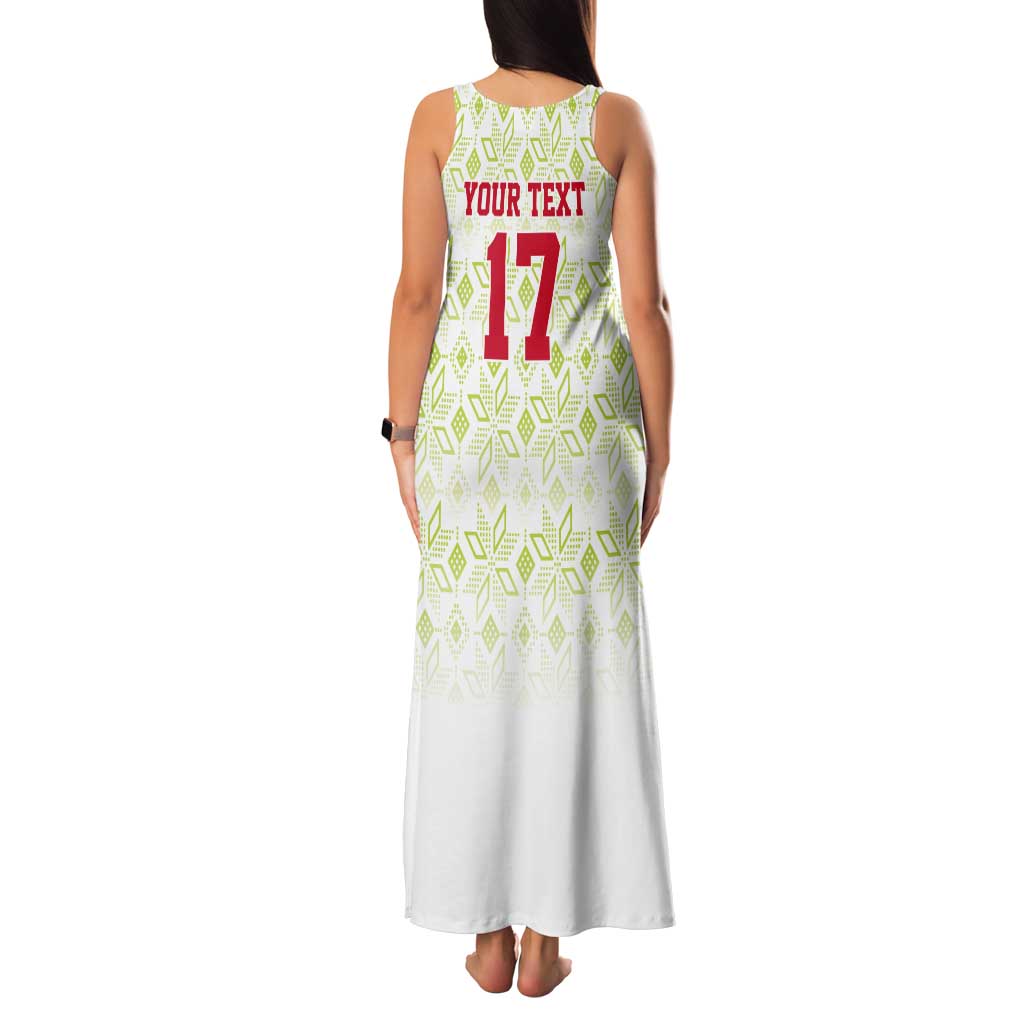 Custom Sardinia Football Tank Maxi Dress Sardigna Sporty Style