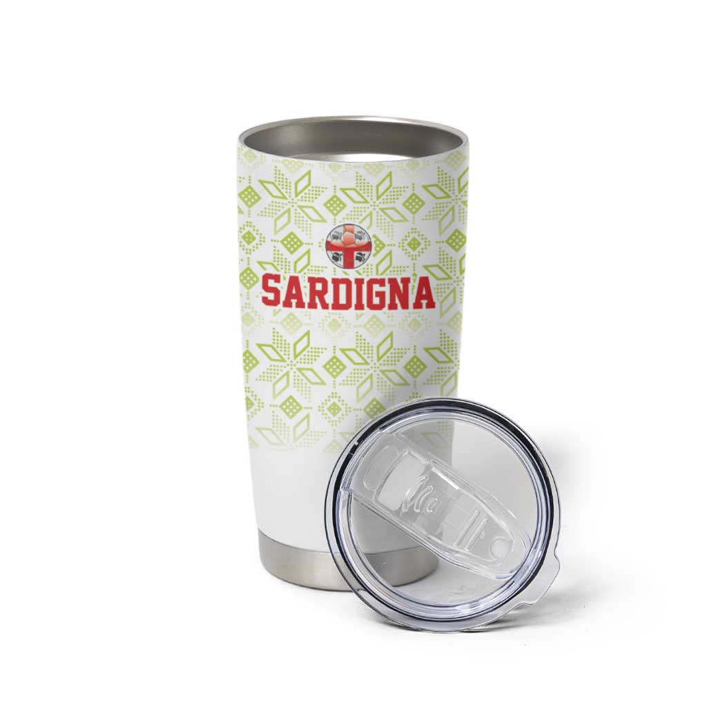 Custom Sardinia Football Tumbler Cup Sardigna Sporty Style