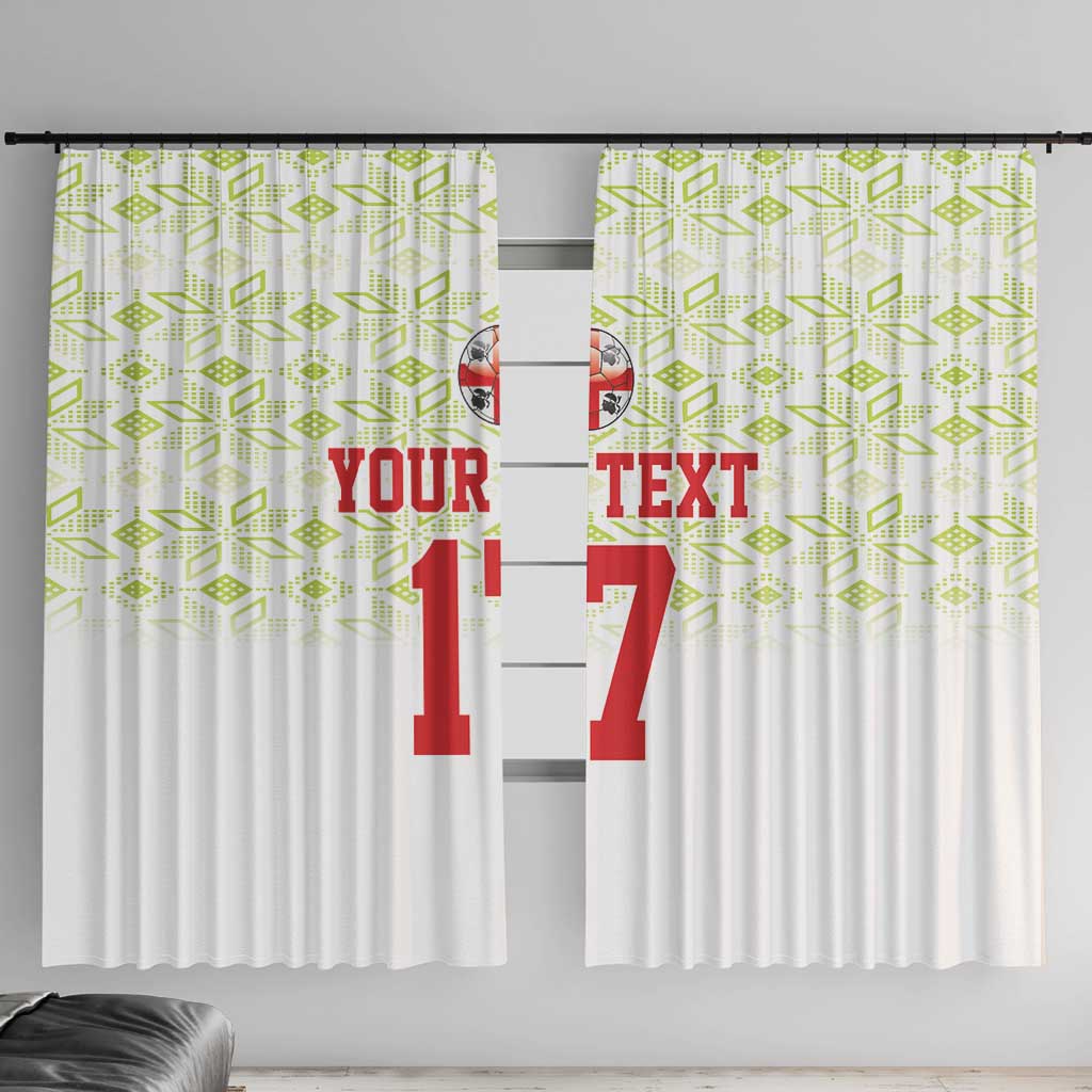 Custom Sardinia Football Window Curtain Sardigna Sporty Style