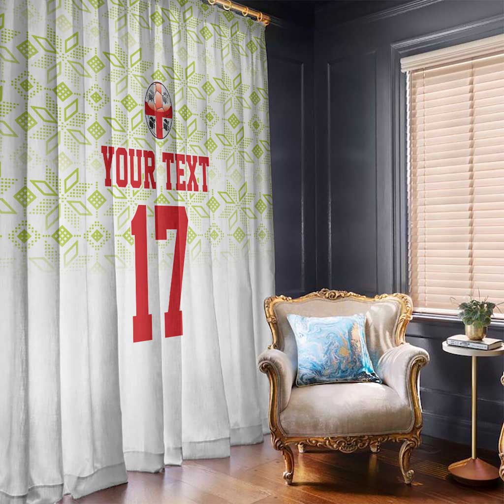 Custom Sardinia Football Window Curtain Sardigna Sporty Style