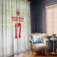 Custom Sardinia Football Window Curtain Sardigna Sporty Style