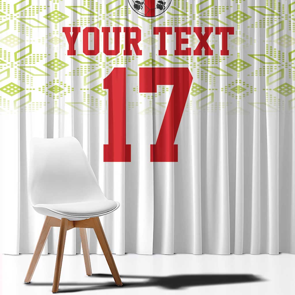 Custom Sardinia Football Window Curtain Sardigna Sporty Style