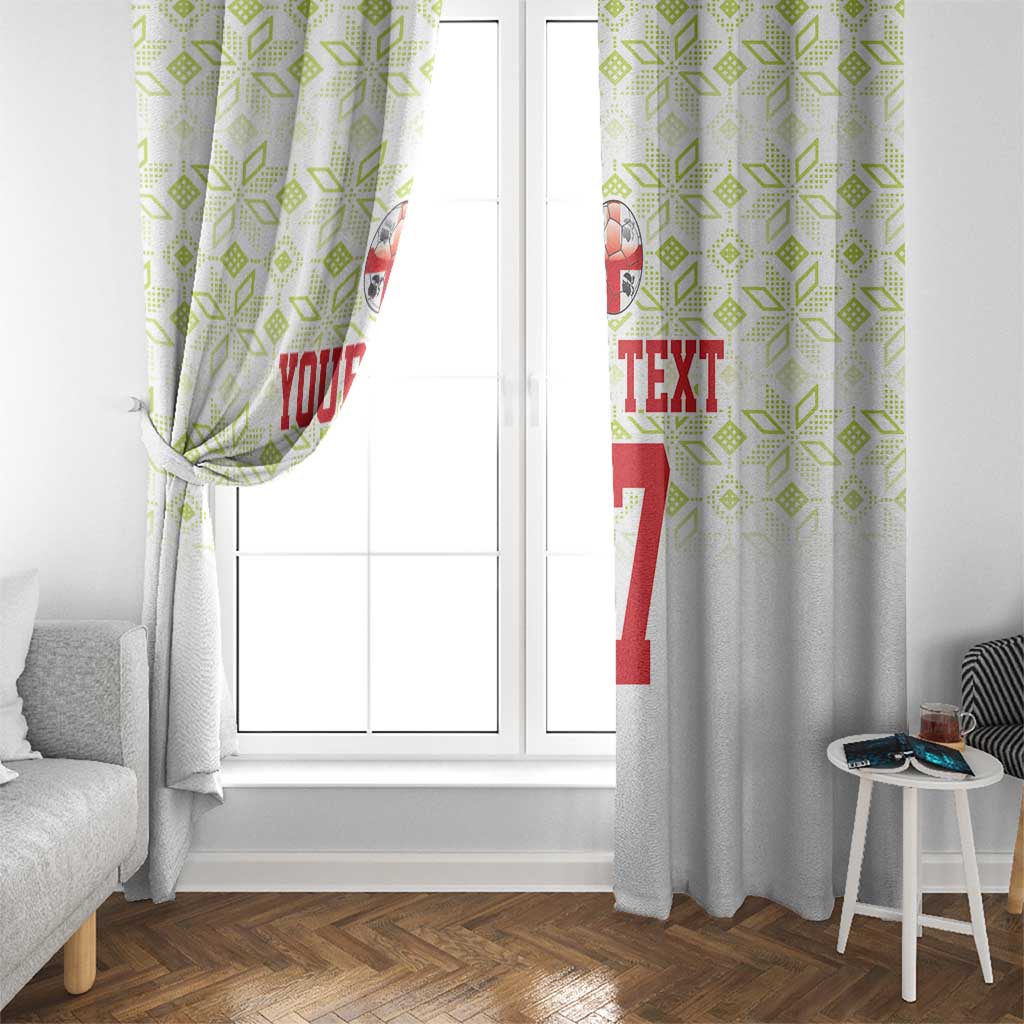 Custom Sardinia Football Window Curtain Sardigna Sporty Style