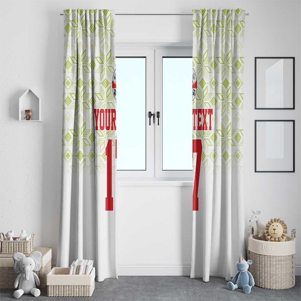 Custom Sardinia Football Window Curtain Sardigna Sporty Style