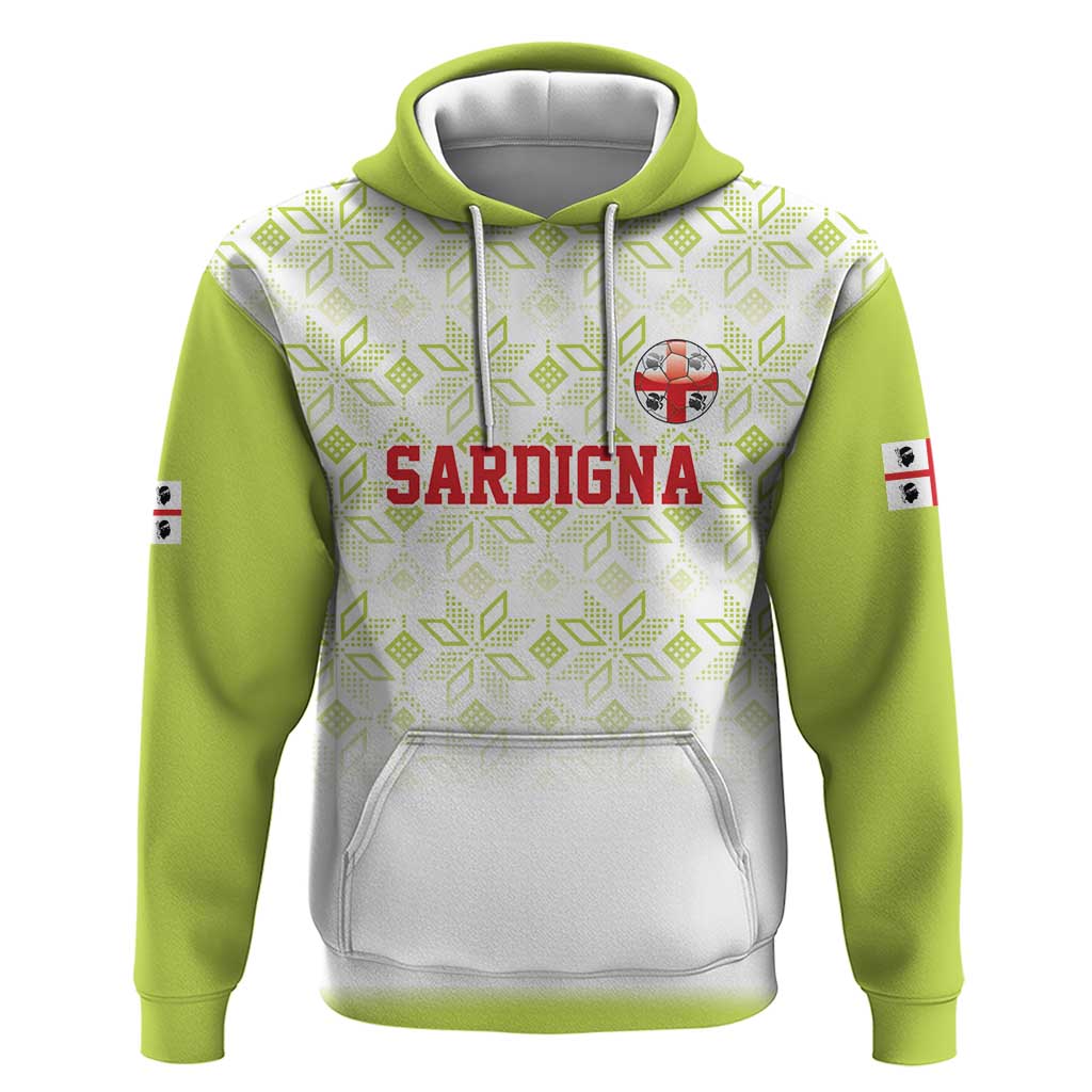 Custom Sardinia Football Zip Hoodie Sardigna Sporty Style