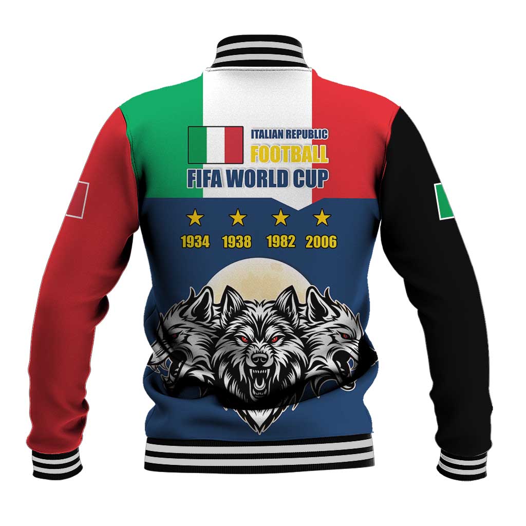 Italian Republic Football Baseball Jacket Gli Azzurri History Champion