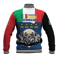 Italian Republic Football Baseball Jacket Gli Azzurri History Champion