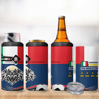 Italian Republic Football 4 in 1 Can Cooler Tumbler Gli Azzurri History Champion
