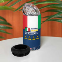 Italian Republic Football 4 in 1 Can Cooler Tumbler Gli Azzurri History Champion