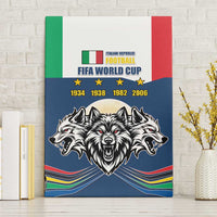 Italian Republic Football Canvas Wall Art Gli Azzurri History Champion