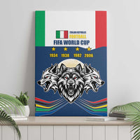 Italian Republic Football Canvas Wall Art Gli Azzurri History Champion