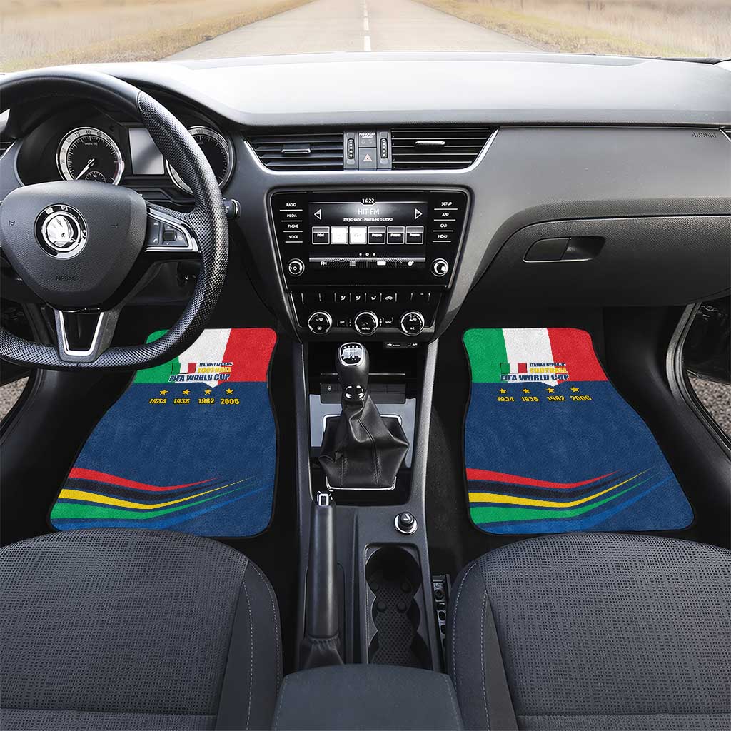 Italian Republic Football Car Mats Gli Azzurri History Champion