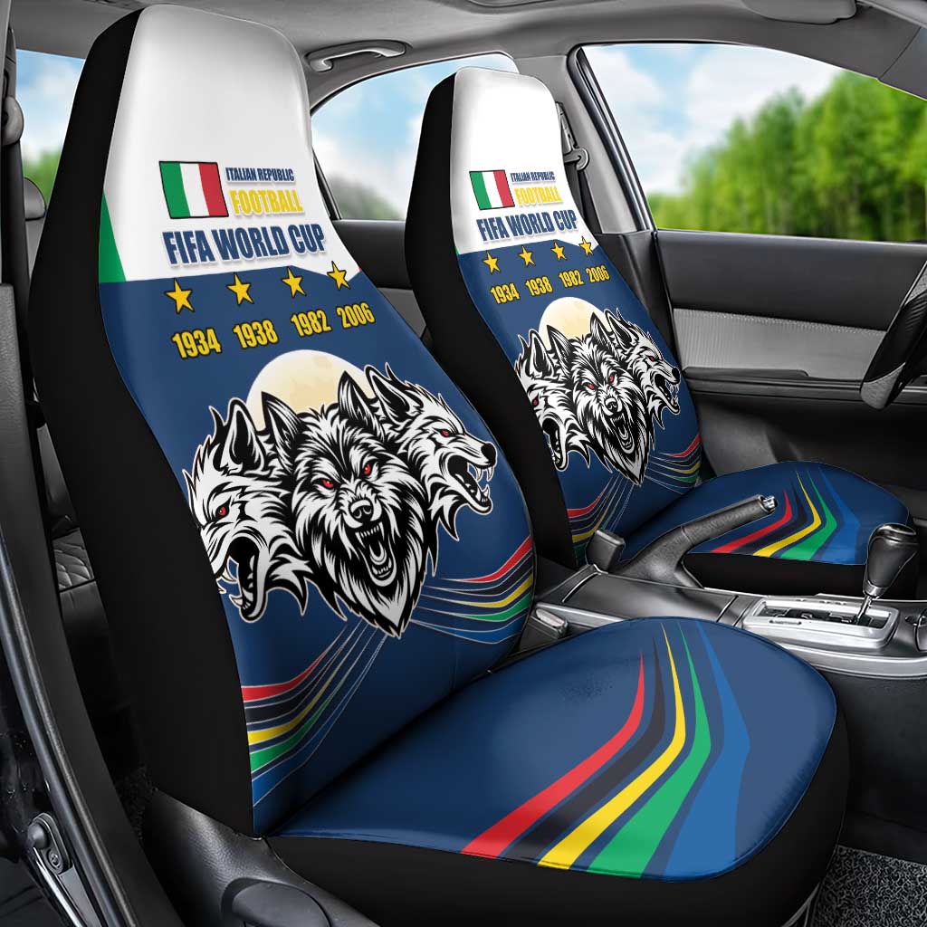 Italian Republic Football Car Seat Cover Gli Azzurri History Champion