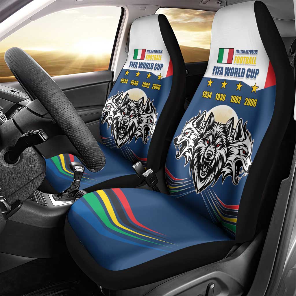 Italian Republic Football Car Seat Cover Gli Azzurri History Champion