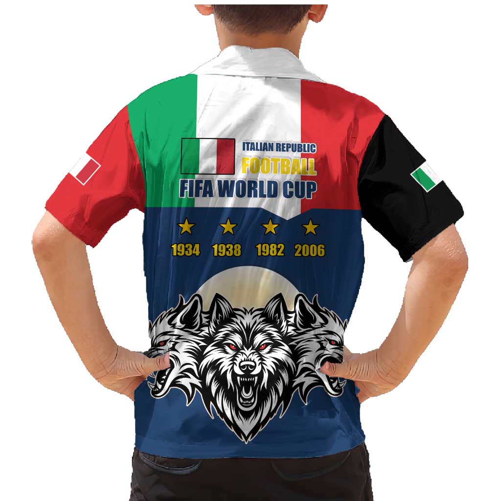 Italian Republic Football Family Matching Mermaid Dress and Hawaiian Shirt Gli Azzurri History Champion