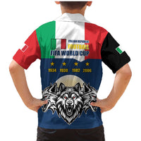 Italian Republic Football Family Matching Mermaid Dress and Hawaiian Shirt Gli Azzurri History Champion